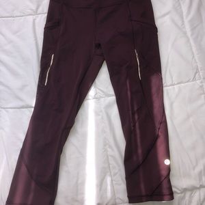 Lululemon High Waisted Crop Leggings
